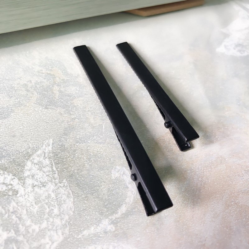 Pinzas de Pato Reforzadas para DIY - Accesorios Metálicos para Cabello con Estilo Minimalista