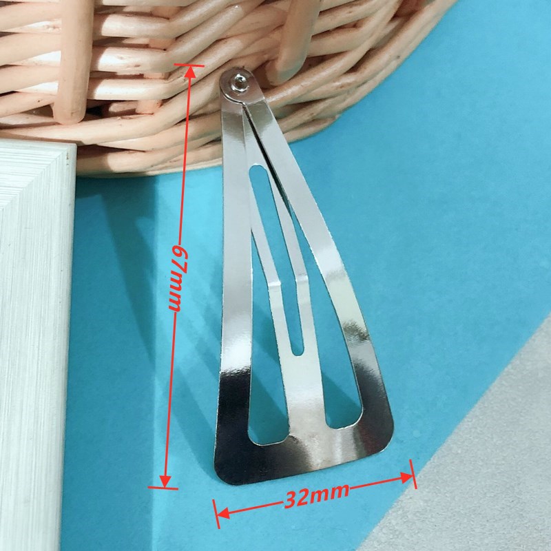 Broches BB Coreanos Premium en Forma de Lágrima - Accesorios para Cabello con Revestimiento Electrolítico