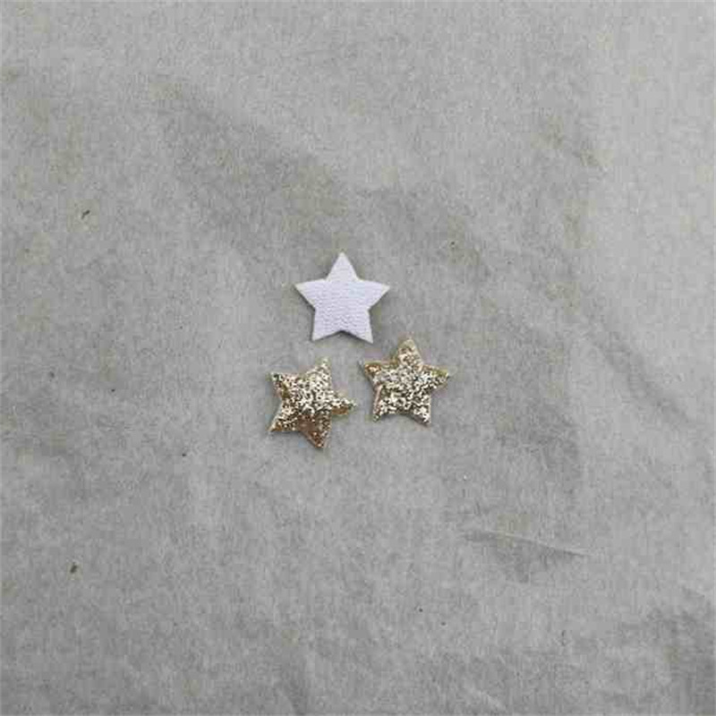 Estrellas Brillantes de 1.3cm con Estampado - Componentes para Fabricación de Accesorios de Pelo, Ropa de Muñecas y Manualidades - Proveedor Mayorista
