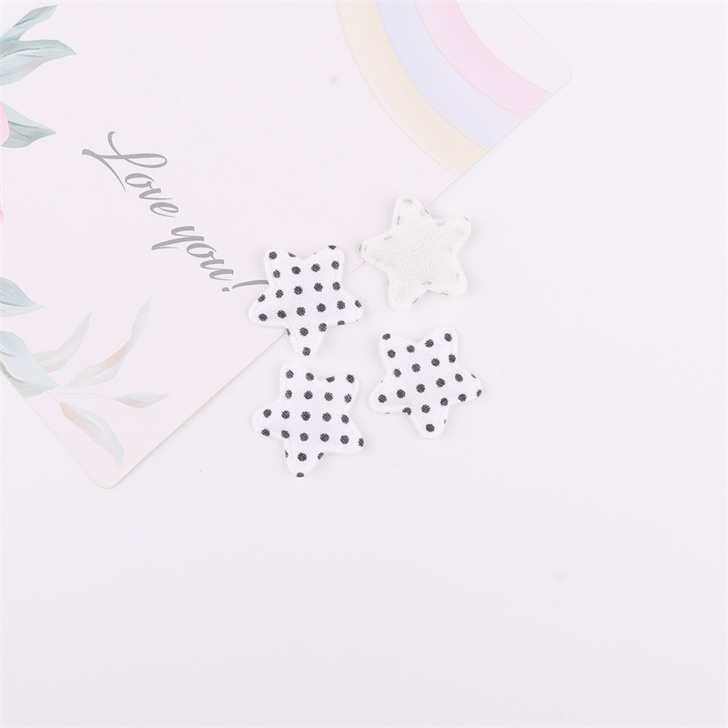 Estrellas de Puntos de 2.5cm - Componentes para Fabricación de Accesorios de Pelo, Ropa, Juguetes y Manualidades - Proveedor Mayorista