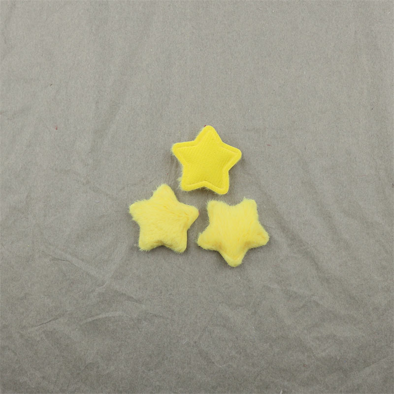Estrellas de Piel Sintética de 2.8cm - Componentes para Fabricación de Accesorios de Pelo, Ropa de Muñecas y Manualidades - Proveedor Mayorista