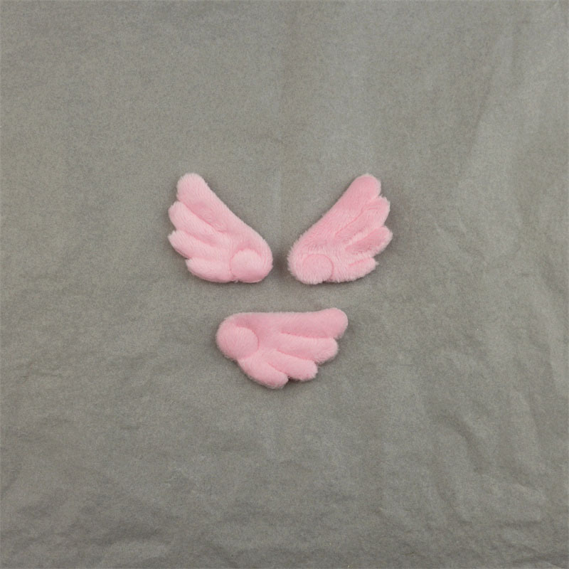 Alas de Ángel de Felpa Doble Cara de 4cm - Componentes para Fabricación de Accesorios de Pelo, Ropa y Manualidades - Proveedor Mayorista