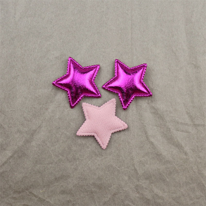 Estrellas de Tela Dorada de 3.1cm - Componentes para Fabricación de Accesorios de Pelo, Ropa, Calzado y Muñecas - Proveedor Mayorista