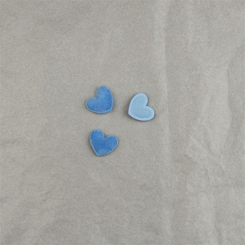 Corazones de Franela de 1.8cm - Componentes para Fabricación de Accesorios de Pelo, Ropa, Juguetes y Manualidades - Proveedor Mayorista 