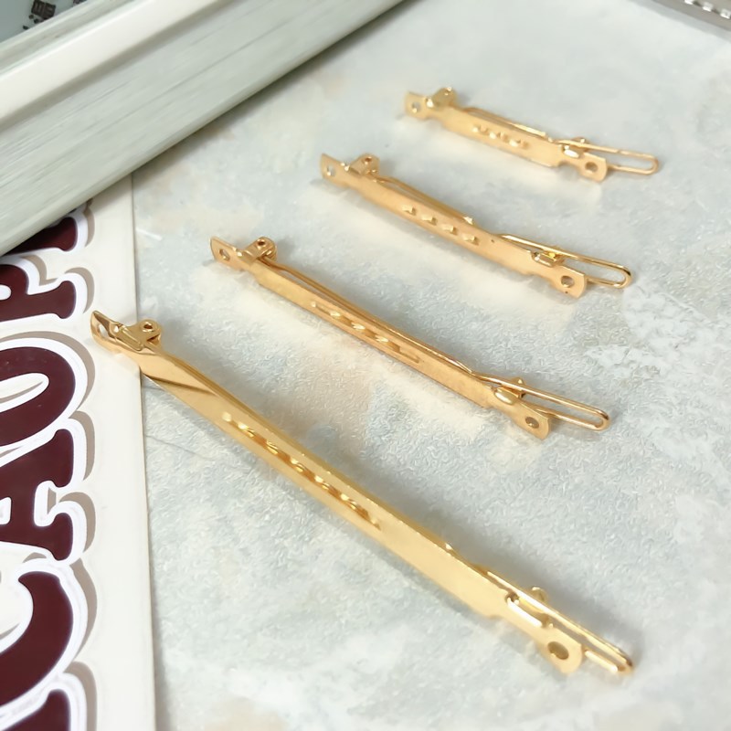 Pinzas Rana Doradas Coreanas para Mayoristas - Accesorios para Cabello de Moda con Diseño Minimalista