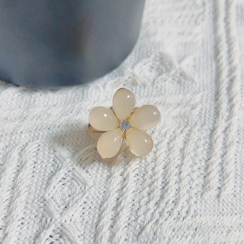 Pinzas Mini de Camelia para Mayoristas - Accesorios para Cabello de Aleación con Diseño Dulce 