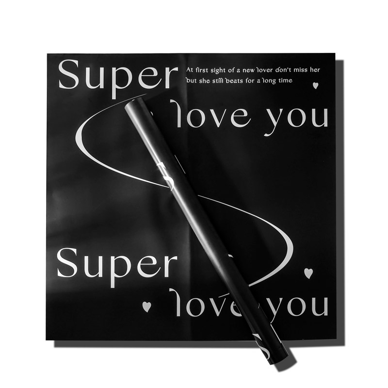 Papel para Ramos en Esfera/Round Bouquet con Letras 'Te Amo' - Tendencia en Redes 2025 - Material Premium para Floristerías - Venta Exclusiva al por Mayor