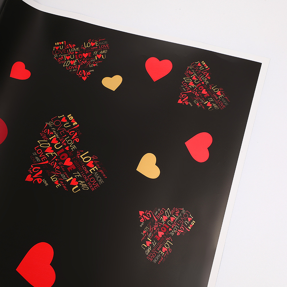 Papel para Envolver Flores 'Qixi - Amor Puro' - Diseño Temático para San Valentín Chino - Suministro Exclusivo para Mayoristas con Previsión de Temporada