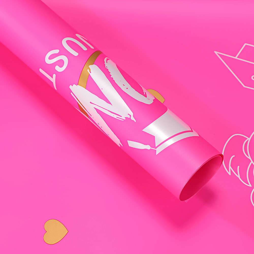 Papel para Flores de Lujo con Diseño Bicolor e Impresión Inglesa - Estilo Europeo Elegante (Tipo Ouya) - Nuevo Diseño 2024 Impermeable - Venta al por Mayor para Floristerías