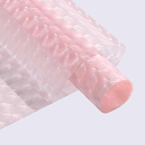 Papel para Flores 'Cubo de Hielo' con Efecto Ojo de Gato Iridiscente - Superficie Fría y Brillante para 520 y San Valentín - Material Impermeable de Lujo para Floristerías - Venta al por Mayor