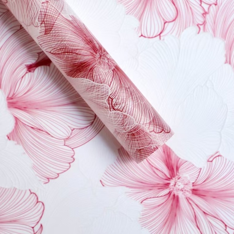 Papel para Flores con Diseño Holográfico/Láser - Efecto Brillante y Atmosférico para San Valentín - Ideal para Crear Bouquets de Impacto - Venta al por Mayor para Florerías