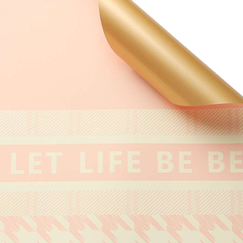 Papel para Envolver Flores a Prueba de Agua de Alta Resistencia, Estampado de Pata de Gallo - Ideal para Floristerías y Mayoristas