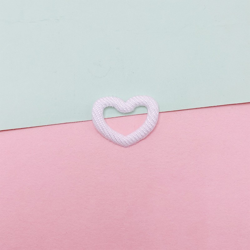 Corazones y Estrellas de Tela Doble Cara con Calado - Componentes para Fabricación de Ropa, Bolsos, Fundas de Móvil y Merchandising - Proveedor Mayorista