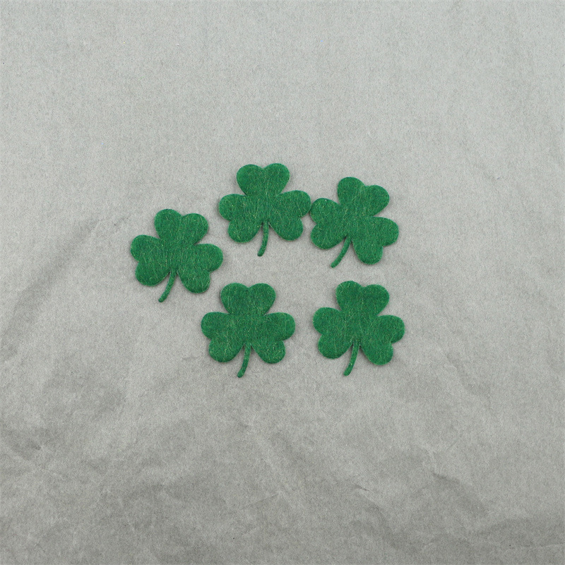 Tréboles de Tela Brillante - Componentes con Purpurina para Fabricación de Accesorios Infantiles, Juguetes y Manualidades - Proveedor Mayorista