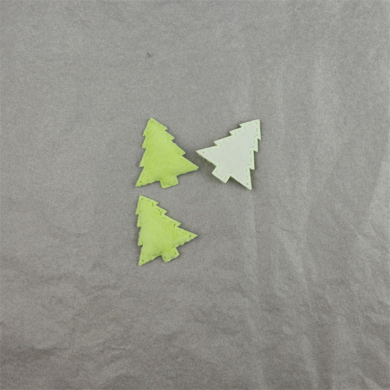 Árboles de Navidad Verdes para Manualidades - Componentes para Fabricación de Accesorios de Pelo, Gorros, Regalos y Decoración Navideña - Proveedor Mayorista
