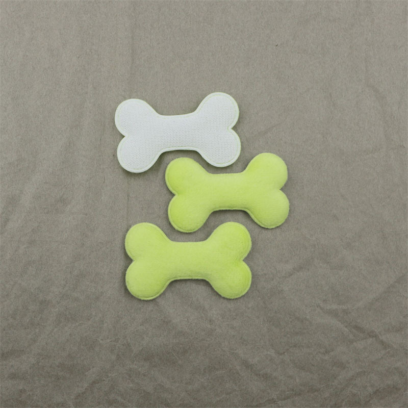 Huesos de Felpa para Mascotas de 4.8cm - Componentes para Fabricación de Accesorios para Mascotas, Ropa, Juguetes y Manualidades - Proveedor Mayorista