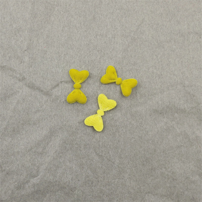 Moños de Tela Aterciopelada de 1.5cm - Componentes de Precisión para Fabricación de Accesorios de Pelo, Ropa, Calzado y Manualidades - Proveedor Mayorista 