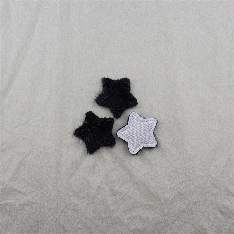 Estrellas de Piel Sintética de 2.8cm - Componentes para Fabricación de Accesorios de Pelo, Ropa de Muñecas y Manualidades - Proveedor Mayorista
