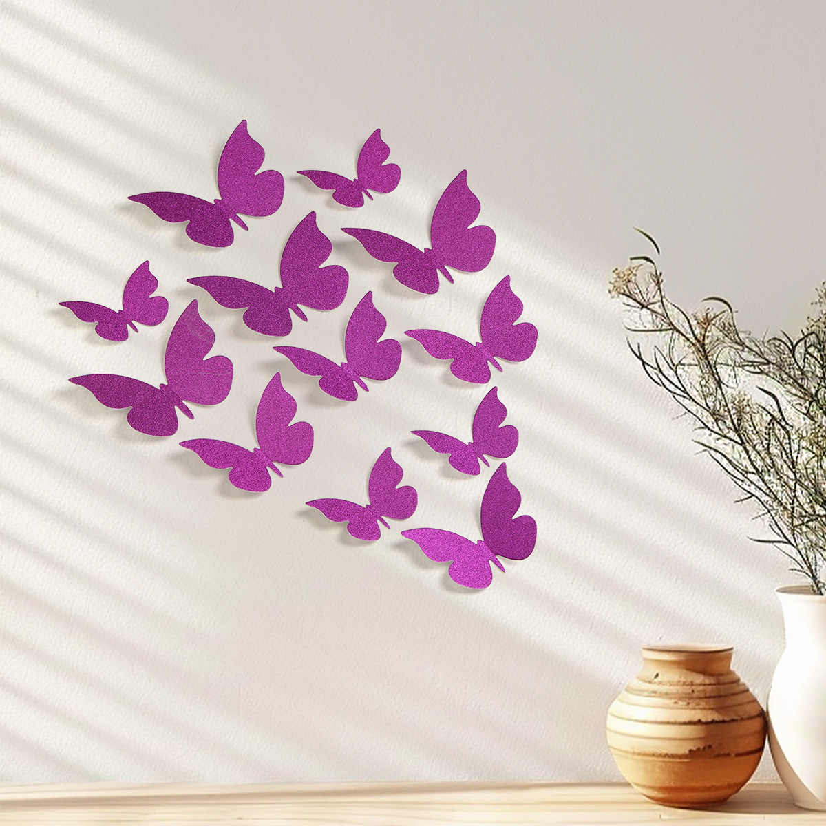 Mariposas Adhesivas Decorativas al Mayoreo - Láminas de Vinil con Corte Laser en Colores Pastel (Macarons) - Para Decoración de Pared, Eventos y Escaparatismo - Mín. 500 pzas