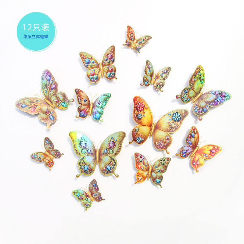 Mariposas Magnéticas 3D Ultra Realistas - Imán Fuerte para Nevera y Superficies Metálicas - Decoración Moderna para Hogar y Oficina - Ideal para Vendedores de Amazon y Mayoreo