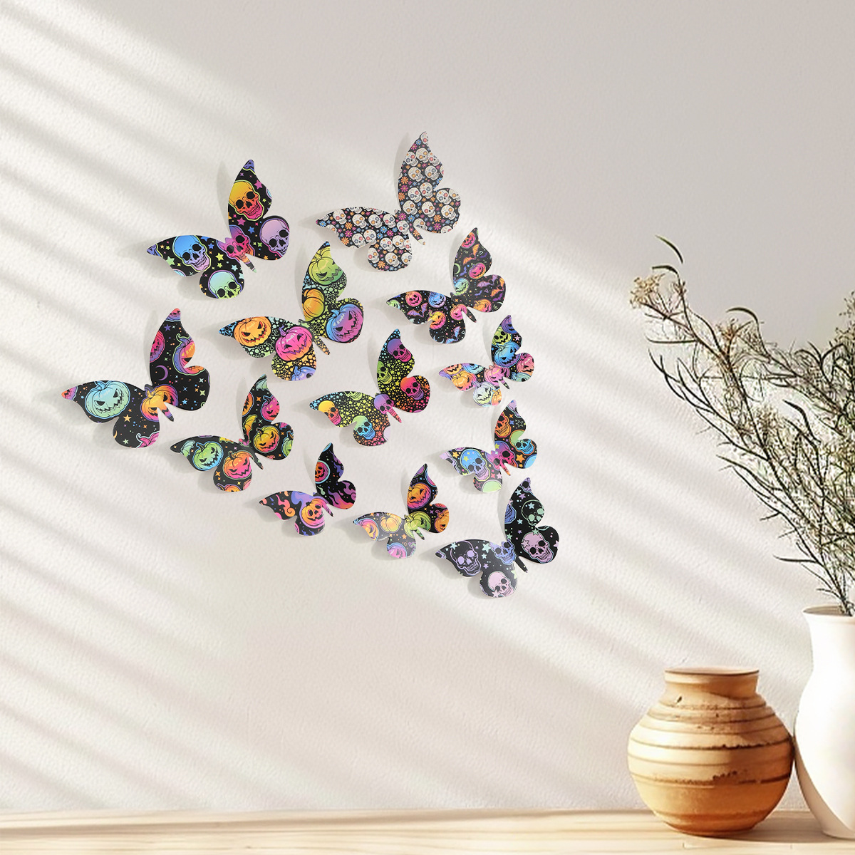 Mariposas 3D de Papel para Fiestas - Decoración de Mesas y Paredes para Ambientación Festiva - Colores Vibrantes para Eventos y Mayoristas - Ideales para Exportación