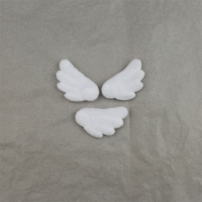 Alas de Ángel de Felpa Doble Cara de 4cm - Componentes para Fabricación de Accesorios de Pelo, Ropa y Manualidades - Proveedor Mayorista
