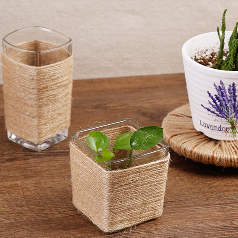 Kit Decoración Rústica: Cuerda + Tarjetas Madera - Grosor 2-8mm | Mín. 50 Sets Envío/IVA Incluido