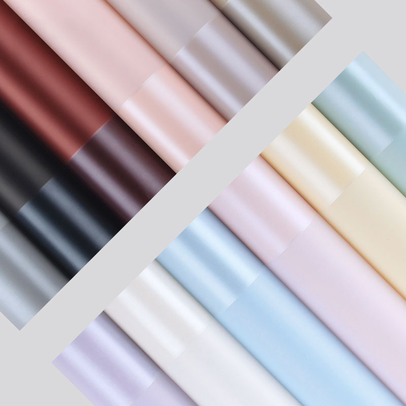 Nueva falda tutú de niebla de la mañana, película de gelatina, papel de regalo de flores de papel mate（76#）-ywys