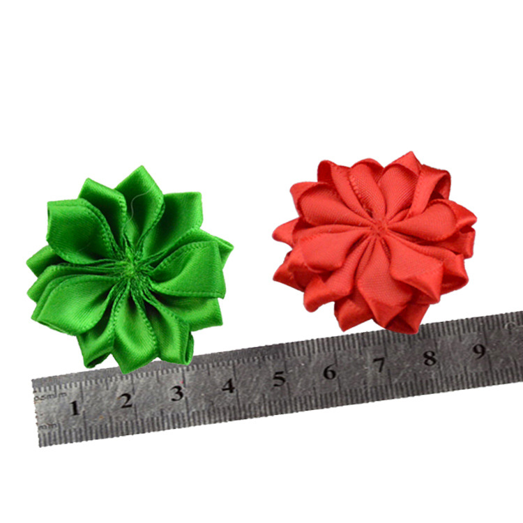 Flores de Loto de 16 Pétalos de 4cm - 25 Colores - Accesorios para Pelo Infantil, Diademas y Decoración de Ropa - Mayorista-ywys