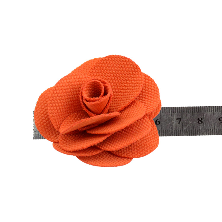 Flores de Tela Coreanas 6cm - Camelia Artesanal para Ropa, Zapatos y Accesorios Infantiles - Proveedor Mayorista 2024