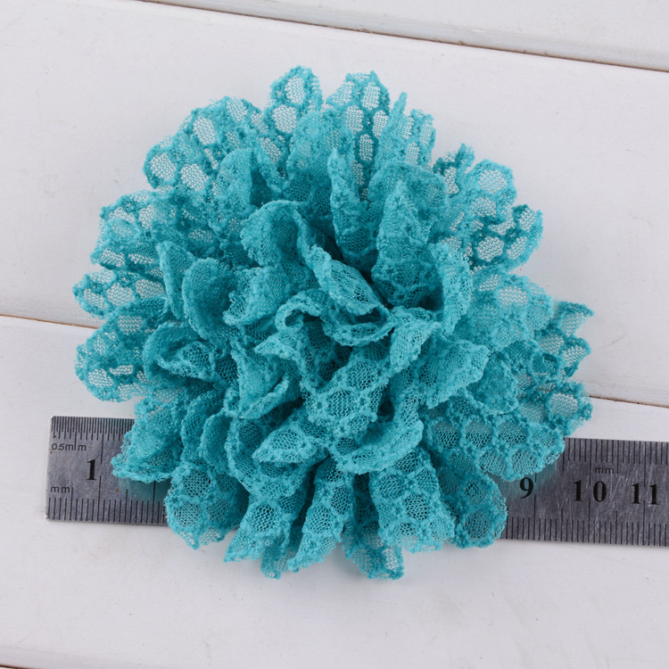 Flores de mezclilla 9CM - Flores grandes para decoración de calzado, sombreros y ropa - 17 colores - Proveedor mayorista-ywys