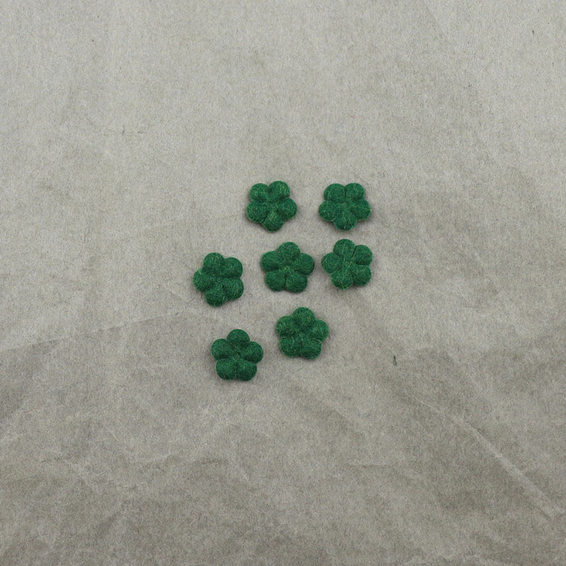 Flores Mini de Fieltro de 1cm - Componentes de Precisión para Fabricación de Accesorios de Pelo, Ropa, Calzado y Manualidades - Proveedor Mayorista