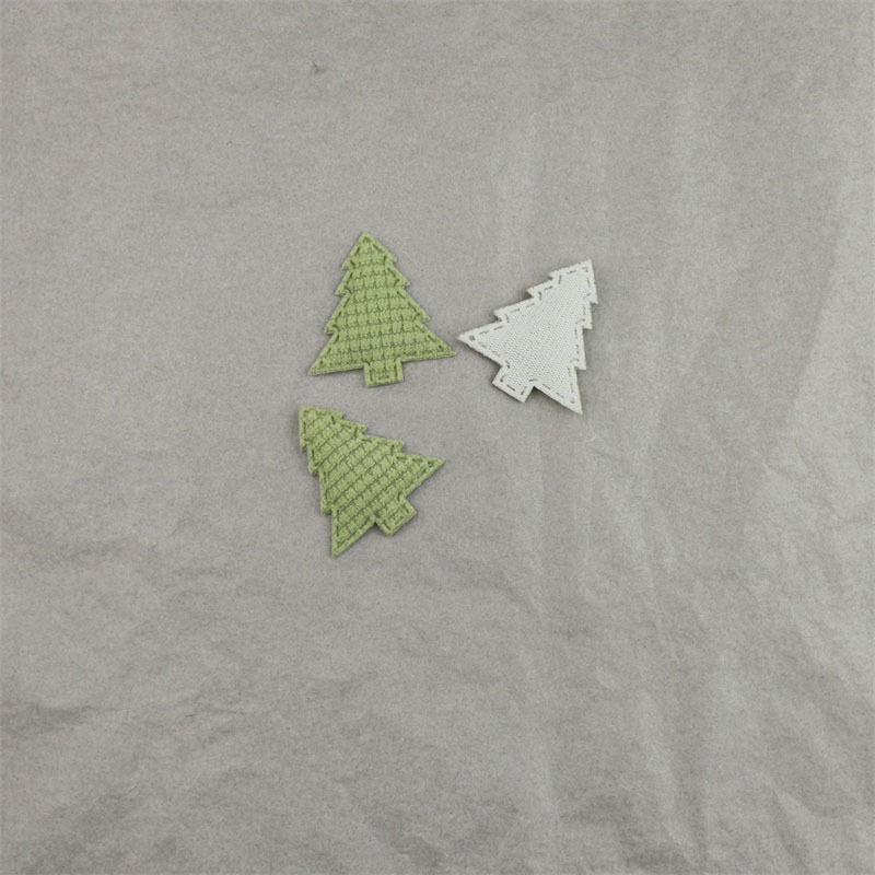 Árboles de Navidad Verdes para Manualidades - Componentes para Fabricación de Accesorios de Pelo, Gorros, Regalos y Decoración Navideña - Proveedor Mayorista