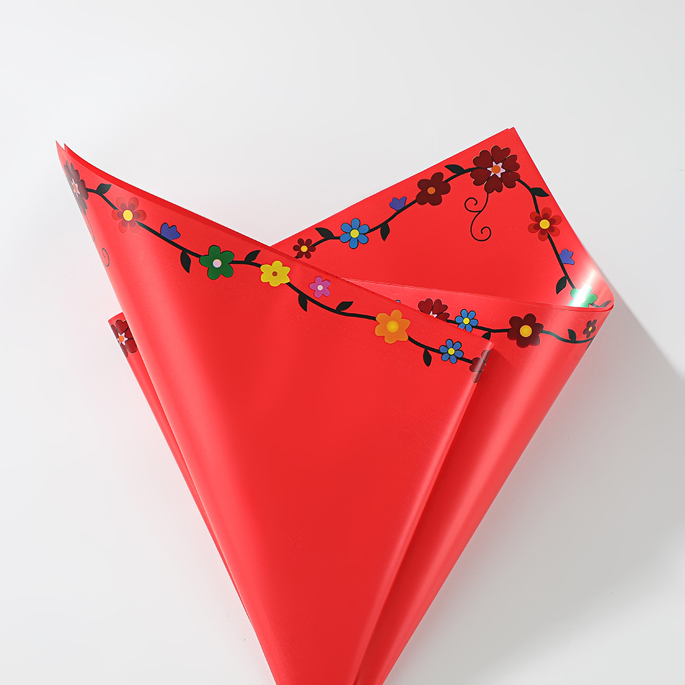 Papel de Estilo Europeo para Envolver Flores - Estampado Multicolor de Pequeñas Flores - Papel Impermeable Extra Grueso - Suministro Exclusivo para Mayoristas Internacionales