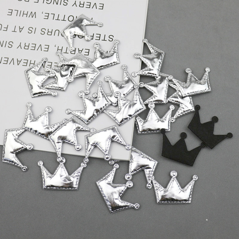 Corazones, Estrellas y Coronas Brillantes con Estampado - Kit de Componentes para Fabricación de Accesorios Infantiles - Proveedor Mayorista 