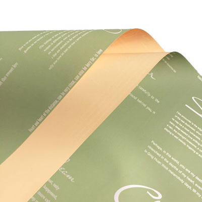 Nuevo papel de regalo de flores de papel Ouya inglés（63#）