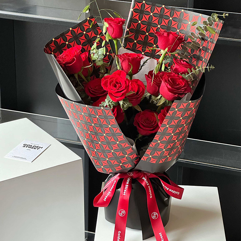 Papel de Envoltura para Flores "Yuyin" - Serie "Flor Llena Arroyo"