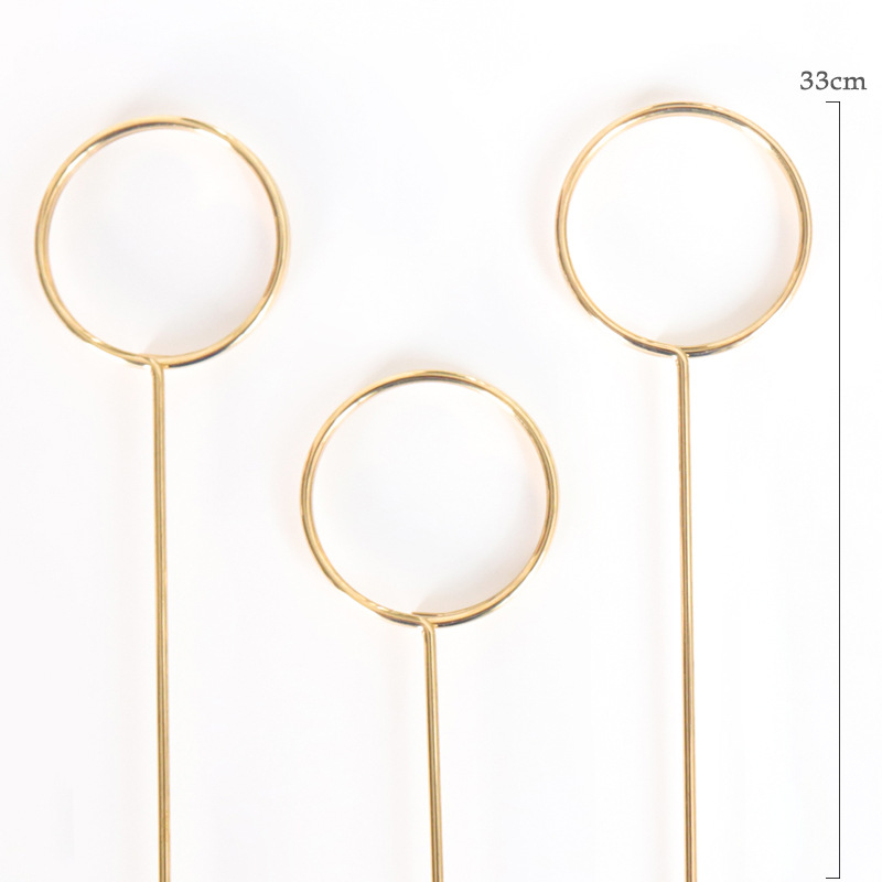 Soporte Premium para Tarjetas en Ramos - Acabado Oro Brillante  +IVA/Fábrica