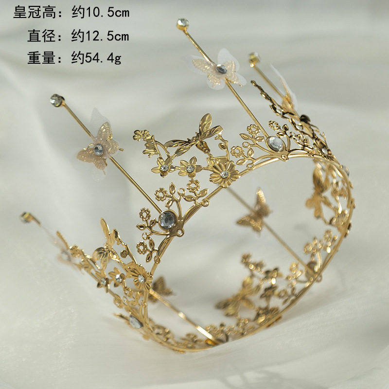 Corona decorativa para hornear de cumpleaños con flores.（45#）