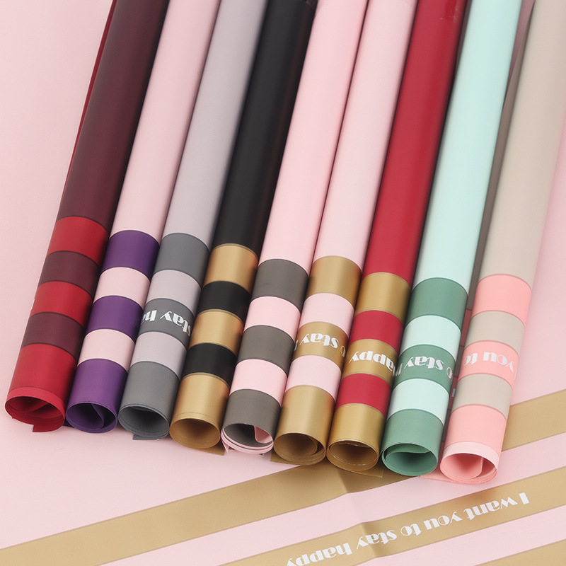 Papel de regalo impermeable con flores del Duque de Windsor（64#）