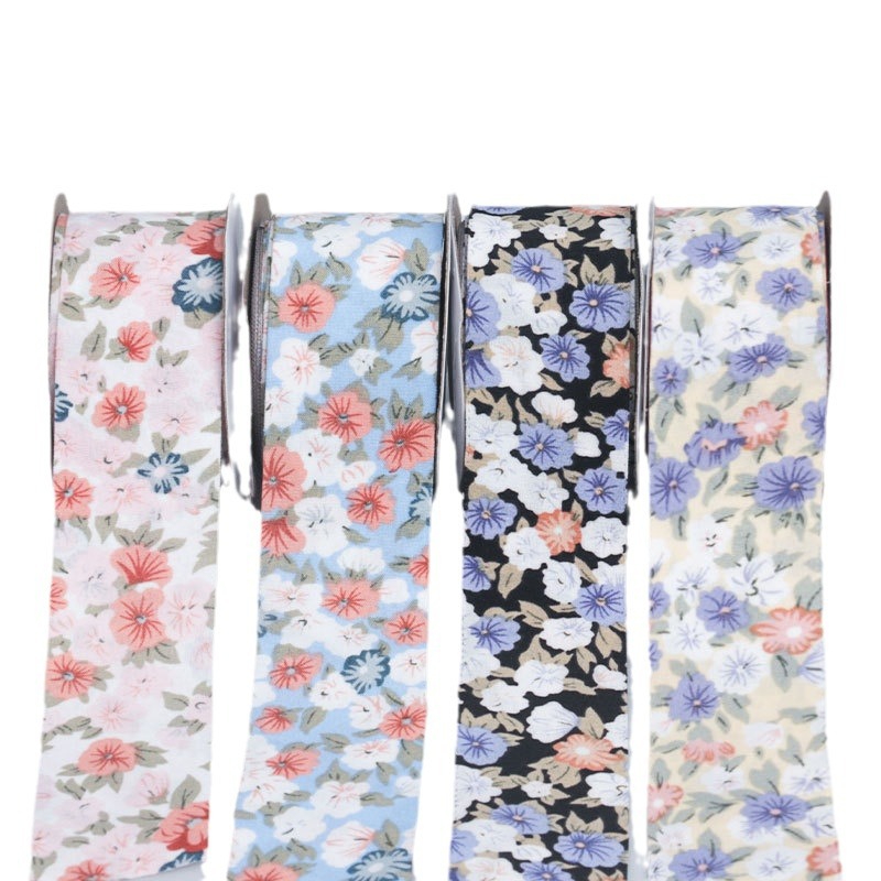 Cinta Estampada Floral Primavera/Verano - Para Accesorios de Pelo, Flores y Moda - Proveedor Mayorista