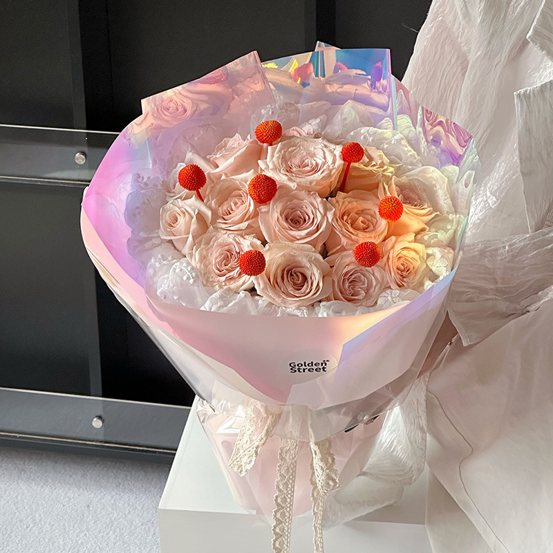 Papel de Envoltura para Flores "Luz del Reino Mágico" - Película Iridescente