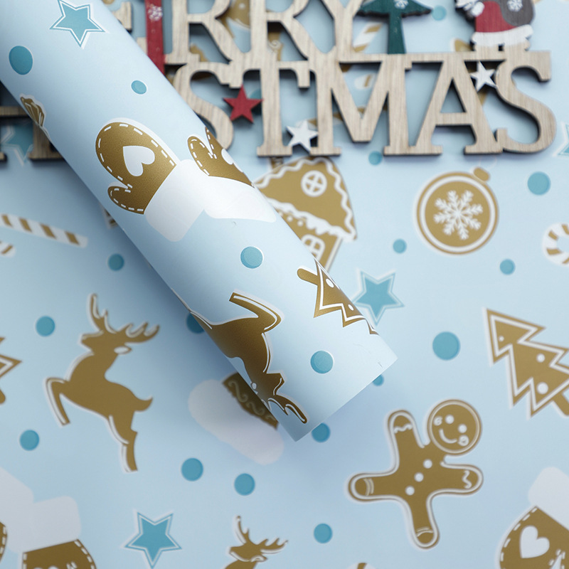 Papel de Regalo Navideño Premium - Para Manzanas de Nochebuena y Regalos | Venta al por Mayor