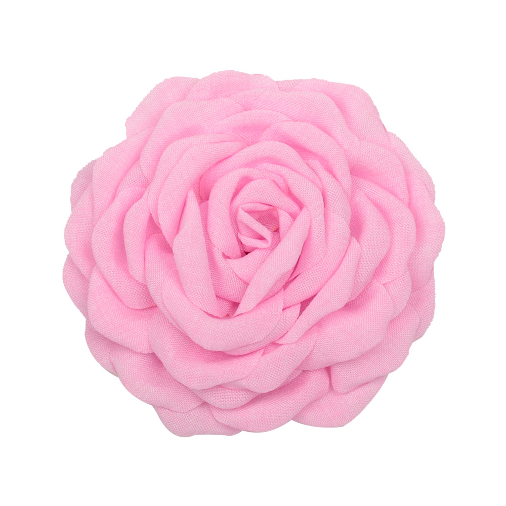 Flores de tela quemadas 10CM estilo Caro - Flores 3D para accesorios de pelo, calzado y broches - Proveedor mayorista-ywys