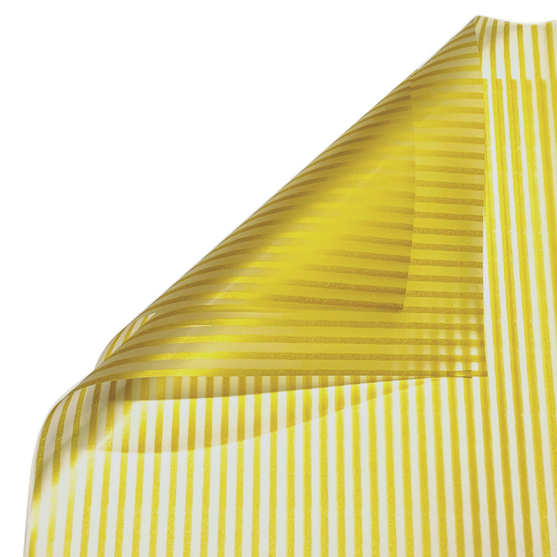 Papel para Flores Rayas Verticales Mate | Envoltura Regalos Festivos