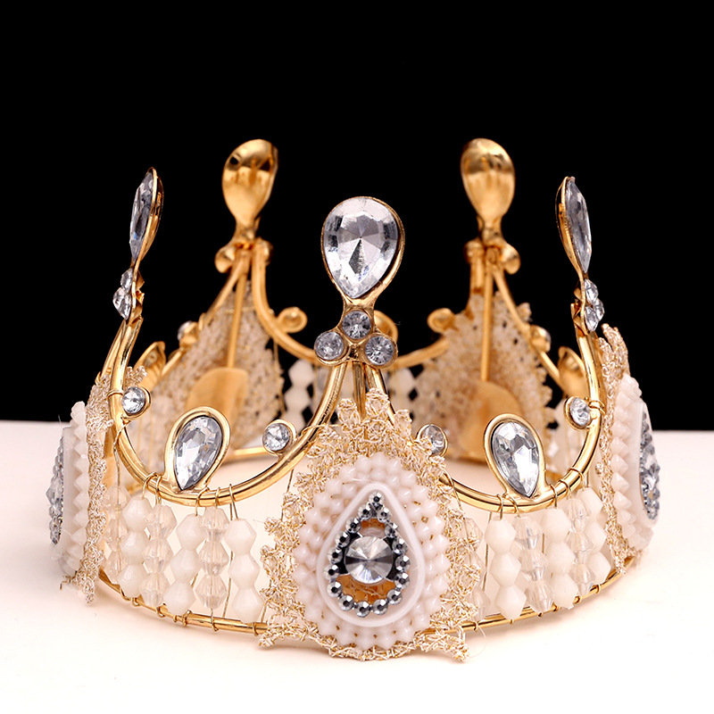 Decoración Para Hornear Pasteles Corona De Encaje Nupcial（6#）