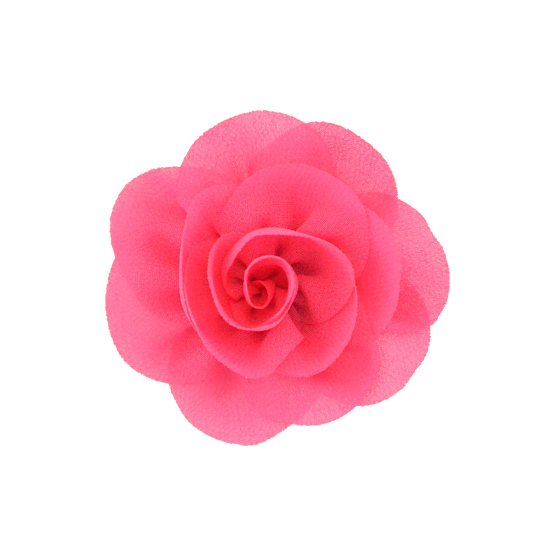 Flores pequeñas de gasa con perlas de 5cm para DIY, accesorios para el pelo, sombreros y zapatos - Mayorista de manualidades-ywys