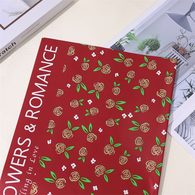 Confesión de amor Papel Ouya Papel de flores para envolver el día de San Valentín（66#）