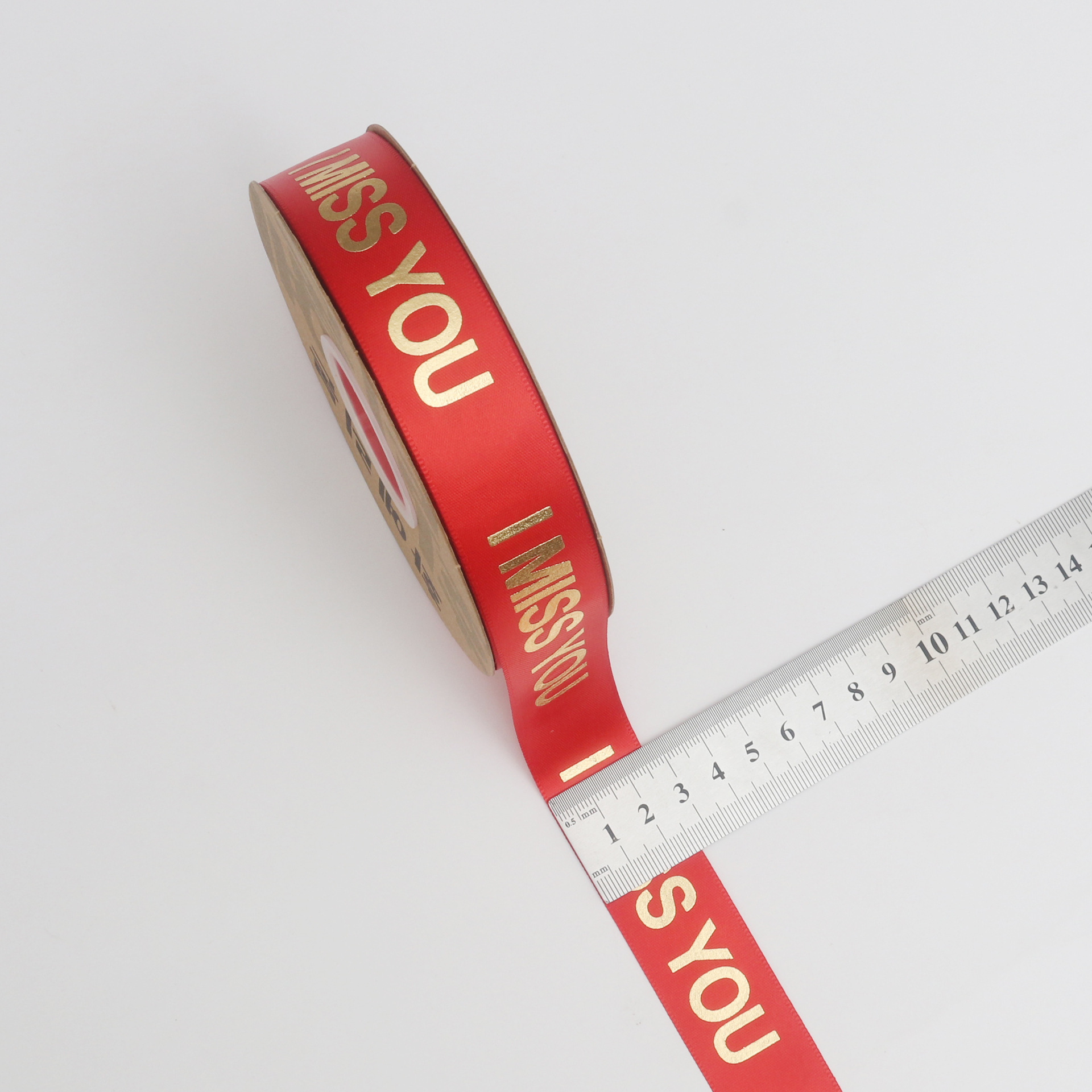 Cinta de Poliéster con Dorado Unilateral para Flores - Proveedor Mayorista de Cintas para Regalos y Arreglos Florales