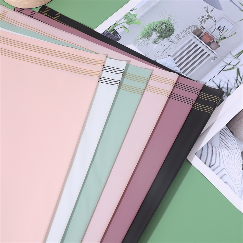 Papel normal coreano con borlas para el día de San Valentín, venta al por mayor de papel de regalo de flores（70#）-ywys